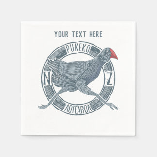 Serviette En Papier Oiseau de Pukeko