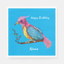 Oiseau du Paradis Célébration d'anniversaire