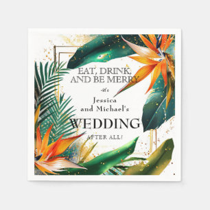 Serviette En Papier Oiseaux amusants de Paradise Bliss