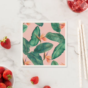 Serviette En Papier Oiseaux de Paradise Napkin