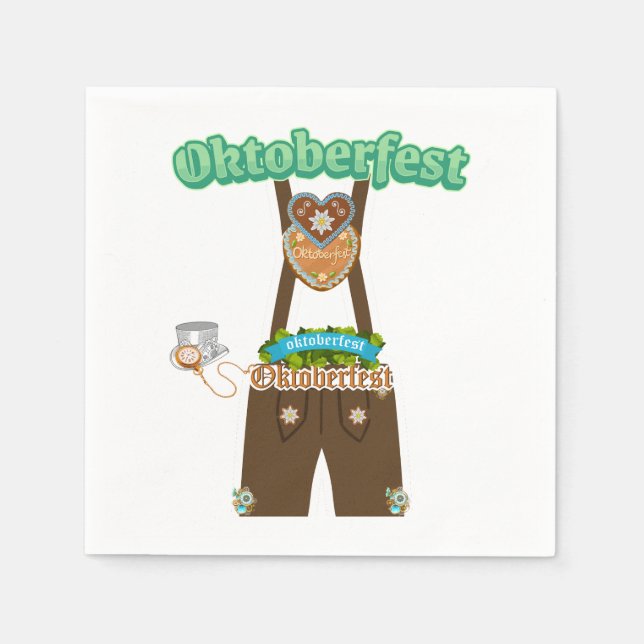 Serviette En Papier Oktoberfest (Devant)