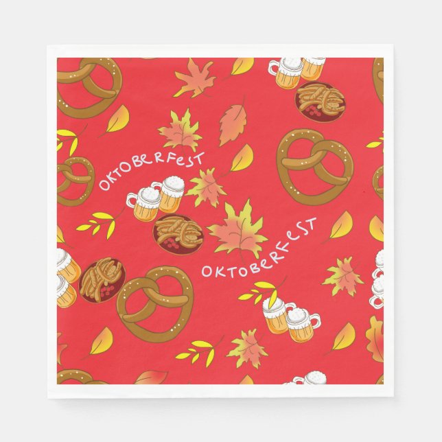 Serviette En Papier Oktobetfest (Devant)
