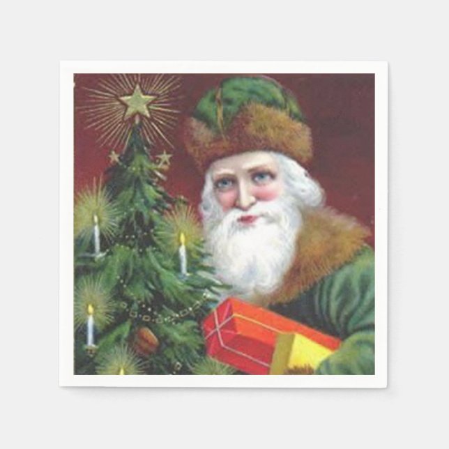 Serviette En Papier Old Saint Nick (Devant)