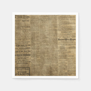 Serviette En Papier Old Vintage
