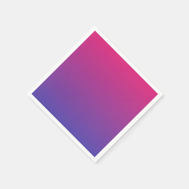 Serviette En Papier Ombre rose et violet (Coin)