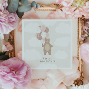 Serviette En Papier On Peut Attendre   Petites filles roses