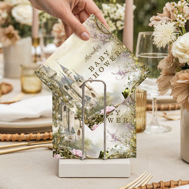 Serviette En Papier Once Upon a Time Princess Castle Baby Shower (Créateur téléchargé)