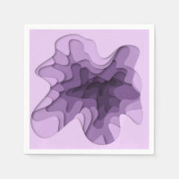 Ondes d'effet 3D violet romantique unique