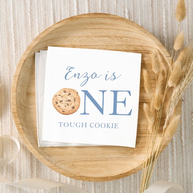Serviette En Papier One Tough Cookie Birthday Napkins (Créateur téléchargé)