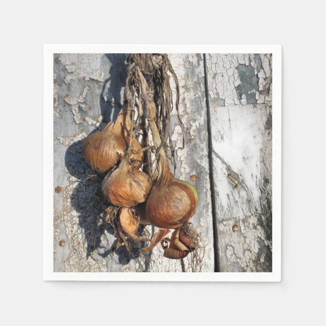 SERVIETTE EN PAPIER ONIONS (Devant)