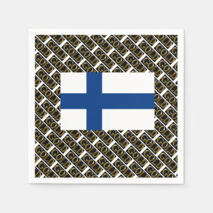 SERVIETTE EN PAPIER OR FINLANDAIS
