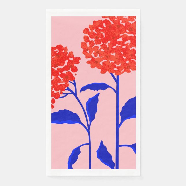 Serviette En Papier Orange Blossoms (Devant)