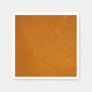 Serviette En Papier Orange brûlée texturisée