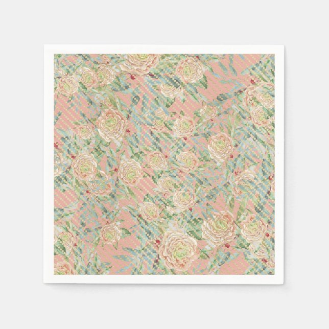 Serviette En Papier Orange Fruit (Devant)