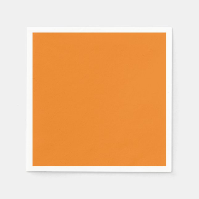 Serviette En Papier Orange Perse, Sable Brown, Tan, (Devant)