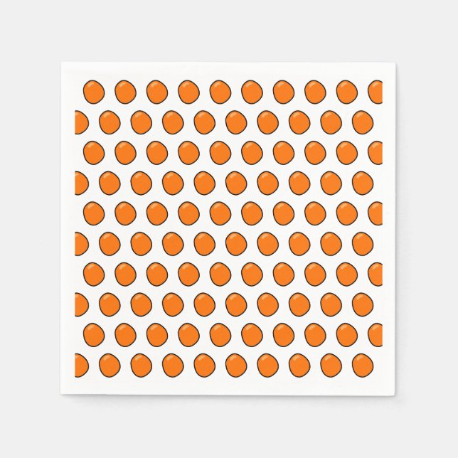 Serviette En Papier Oranges (Devant)