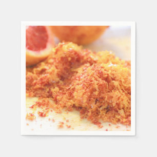 Serviette En Papier Oranges sanguines d'agrumes juteux et zeste