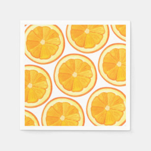 Serviette En Papier Oranges - serviettes de papier