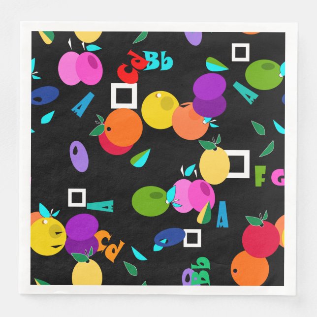 Serviette En Papier Orchard (Devant)
