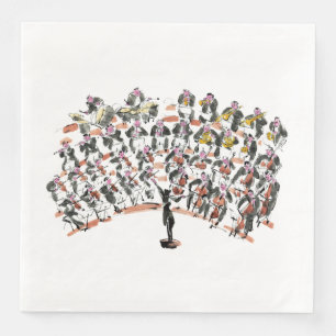 Serviette En Papier Orchestra