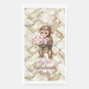 Serviette En Papier Orchid Spa Resort   Singe