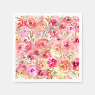 Serviette En Papier Orchidée