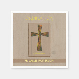 Serviette En Papier Ordination générale Félicitations, Metal Design