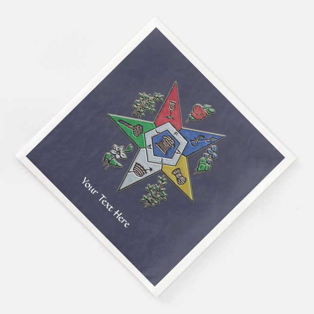 Serviette En Papier Ordre De L'Étoile Orientale (Coin)