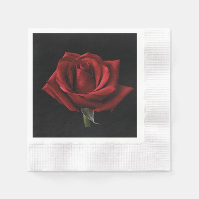 Serviette En Papier oreiller rouge (Devant)