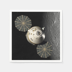Serviette En Papier Orion Spacecraft en Orbite lunaire