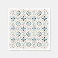 ornements marocains bleu crème ethnique design Est