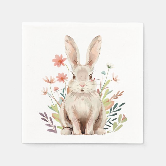 Serviette En Papier Osterhase (Devant)