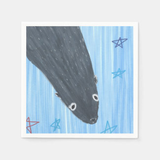 Serviette En Papier Otarie idiote