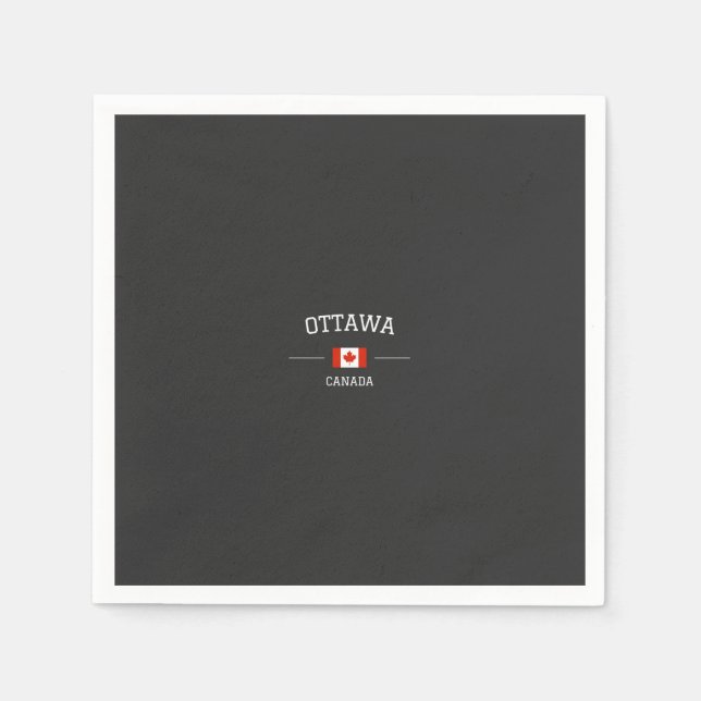 Serviette En Papier Ottawa (Devant)