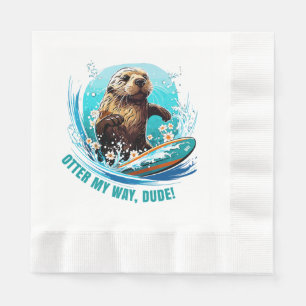 Serviette En Papier Otter 841 Surf Otter Elle Vole Surfboards Otte