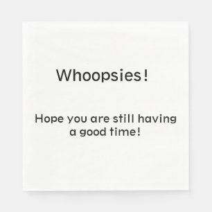 Serviette En Papier Oups !