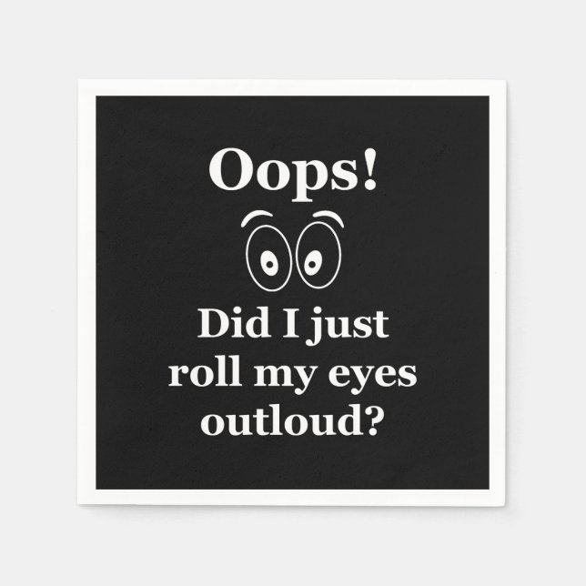 Serviette En Papier Oups ! (Devant)