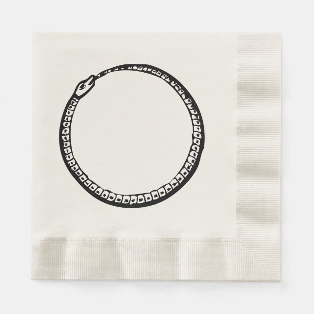 Serviette En Papier Ouroboros (Devant)