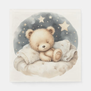 SERVIETTE EN PAPIER OURS DORMIER