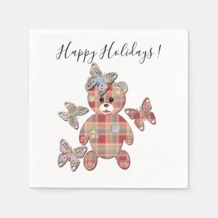 Serviette En Papier ours en peluche, ours en peluche