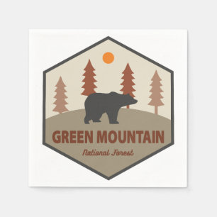 Serviette En Papier Ours forestier national de Green Mountain