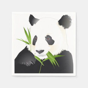 Serviette En Papier Ours panda