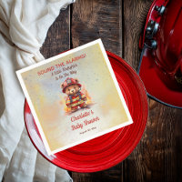 Ourson petit pompier Baby Shower