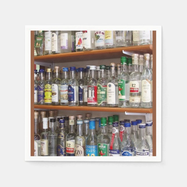 Serviette En Papier Ouzo (Devant)