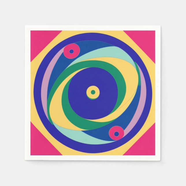 Serviette En Papier Ovez Paper Napkin (Devant)