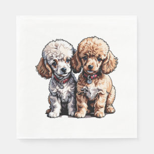 Serviette En Papier Oy Avec Les Poodles Classic T-Shirt