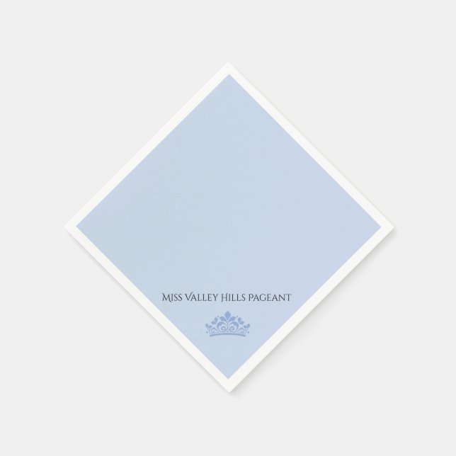 Serviette En Papier Pageant Crown Paper Napkins (Coin)