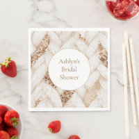 Paillettes dorées Tissu synthétique tissé blanc Ma