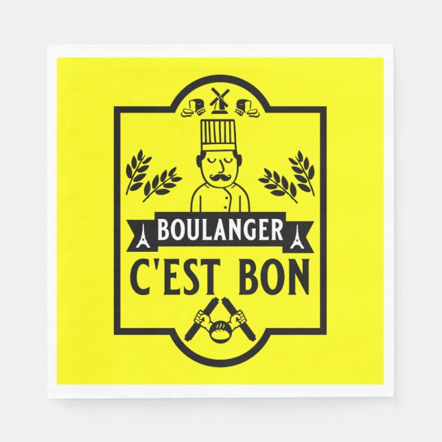 Serviette En Papier Pain (Devant)