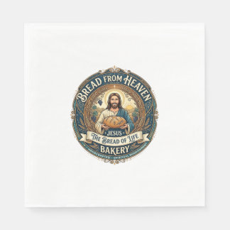 Serviette En Papier Pain De Ciel Jésus Pain De Vie Boulangerie Chrétie